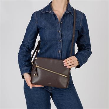 RIEKER H1031 HANDBAG - BROWN