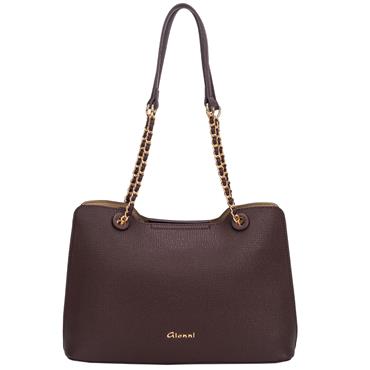 GIONNI 11G2947 HANDBAG - BROWN