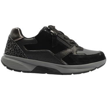 GABOR 010601 LACED SHOE - BLACK/GREY