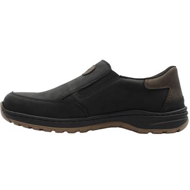 RIEKER 03365 SHOE - BLACK BROWN