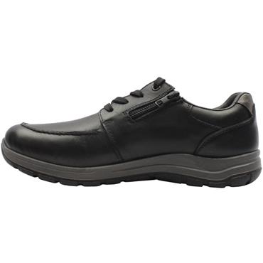 RIEKER 03607 SHOE - BLACK/GREY
