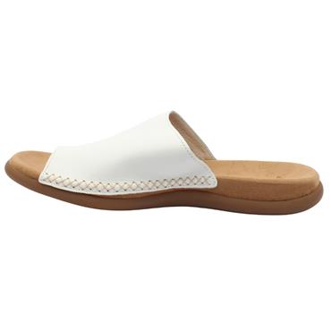 GABOR 03700 TOE POST MULE - WHITE