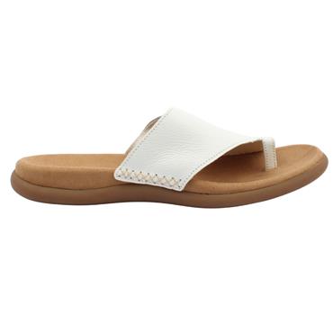 GABOR 03700 TOE POST MULE - WHITE