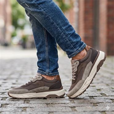 RIEKER 06100 SHOE - BROWN MULTI