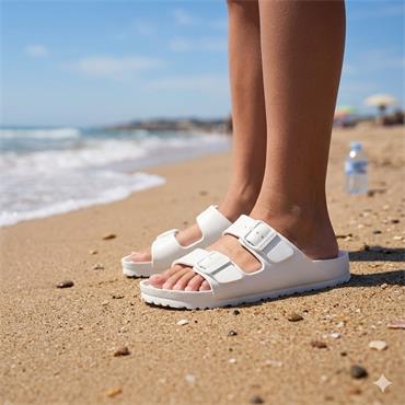 BIRKENSTOCK 1018941 JUNIOR SANDAL - WHITE