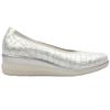 PITILLOS 11072 WEDGE SHOE - SILVER