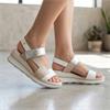 PEPE SAENZ 11141 SANDAL - WHITE MULTI
