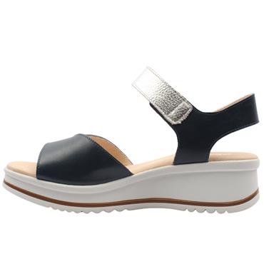 PEPE SAENZ 11150 SANDAL - NAVY SILVER