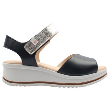 PEPE SAENZ 11150 SANDAL - NAVY SILVER