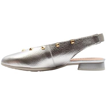 PITILLOS 11173 SLING BACK SHOE - SILVER