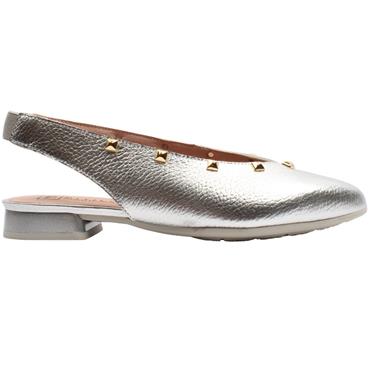 PITILLOS 11173 SLING BACK SHOE - SILVER