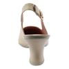 PITILLOS 11177 SLING BACK SHOE - CREAM