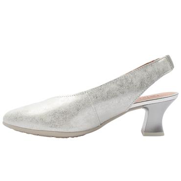 PITILLOS 11182 SLING BACK SHOE - SILVER