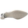 PITILLOS 11182 SLING BACK SHOE - SILVER