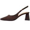 BIANCO 11242498 SLING BACK - BROWN