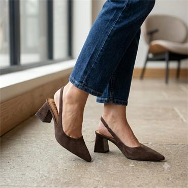 BIANCO 11242498 SLING BACK - BROWN