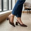 BIANCO 11242498 SLING BACK - BROWN