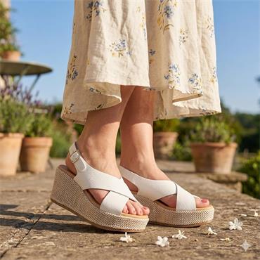 PITILLOS 11270 SANDAL - WHITE