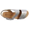 PITILLOS 11293 WEDGE SANDAL - SILVER