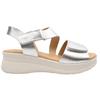PITILLOS 11293 WEDGE SANDAL - SILVER