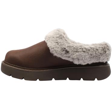 SKECHERS 114762 SLIPPER - BROWN