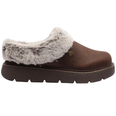 SKECHERS 114762 SLIPPER - BROWN