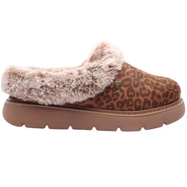SKECHERS 114762 SLIPPER - LEOPARD