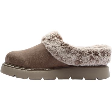 SKECHERS 114762 SLIPPER - TAUPE