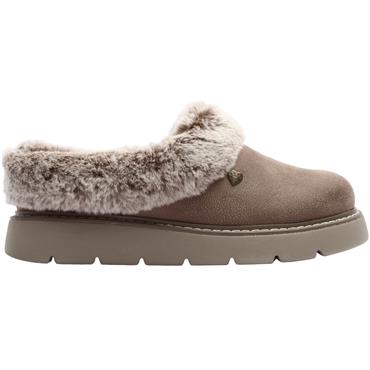 SKECHERS 114762 SLIPPER - TAUPE