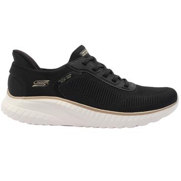 SKECHERS 117497 BOBS SQUAD TRAINER - BLACK GOLD