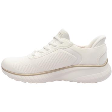 SKECHERS 117497 BOBS SQUAD TRAINER - WHITE GOLD