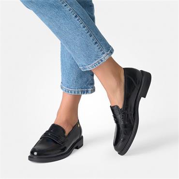 PAUL GREEN 1251 SLIP ON SHOE - Black