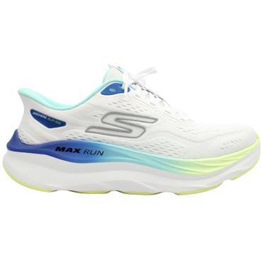 SKECHERS 129200 MAX RUN TRAINER - WHITE MULTI