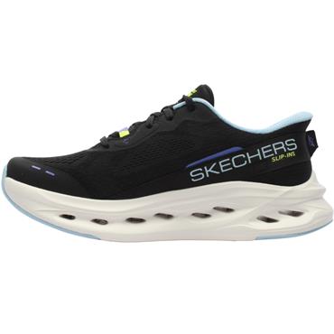SKECHERS 129400 GLIDE STEP TRAINER - BLACK BLUE
