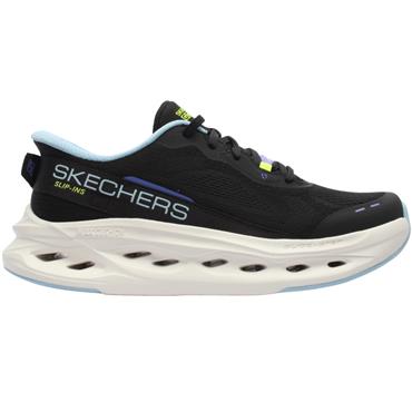 SKECHERS 129400 GLIDE STEP TRAINER - BLACK BLUE