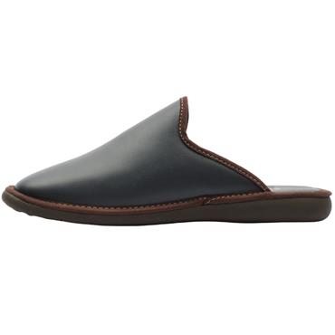 NORDIKA MENS SLIPPER 131 - NAVY BROWN