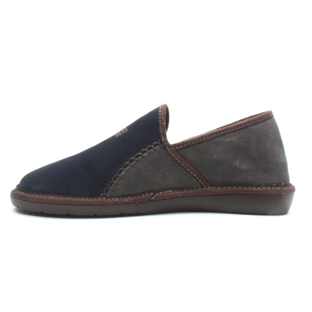 1370 Navy GreyMens Slippers Nordika Slippers Ireland