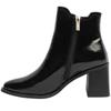 XTI 144315 BOOT - BLACK PATENT