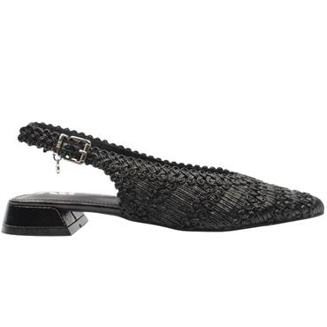 XTI 145271 SLING BACK POMP - Black