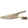 XTI 145271 SLING BACK POMP - GOLD