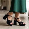 XTI 145288 SANDAL - Black