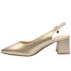 XTI 145367 SLING BACK SHOE - GOLD