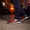 RIEKER 14755 SHOE - TAN BLUE