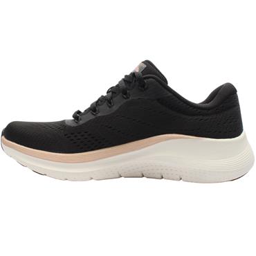 SKECHERS 150067 TRAINER - BLACK ROSE