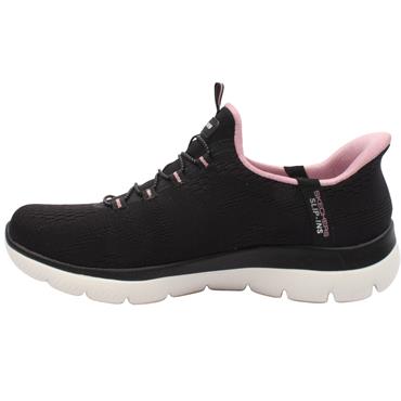 SKECHERS 150284 TRAINER - BLACK MAUVE