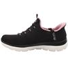 SKECHERS 150284 TRAINER - BLACK MAUVE