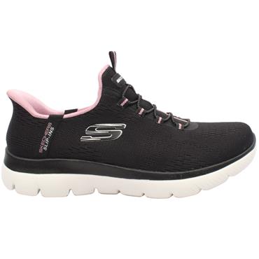 SKECHERS 150284 TRAINER - BLACK MAUVE