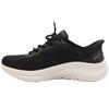 SKECHERS 150338 TRAINER - BLACK ROSE