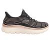 SKECHERS 150611 TRAINER - BLACK ROSE