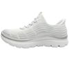 SKECHERS 150611 TRAINER - WHITE SILVER